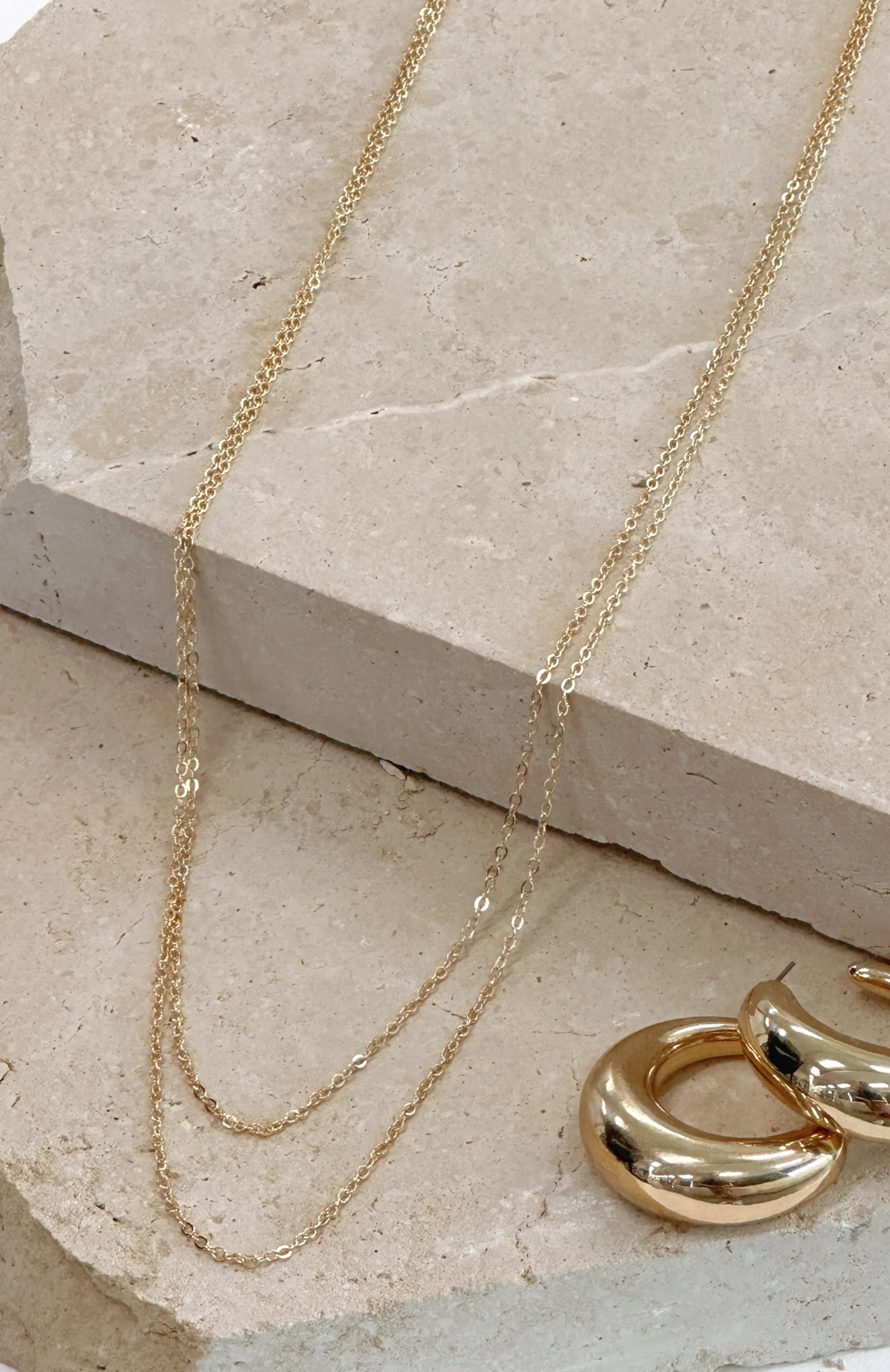 Eyvette Boutique Camila Body Chain in Gold – Adjustable Gold Plated