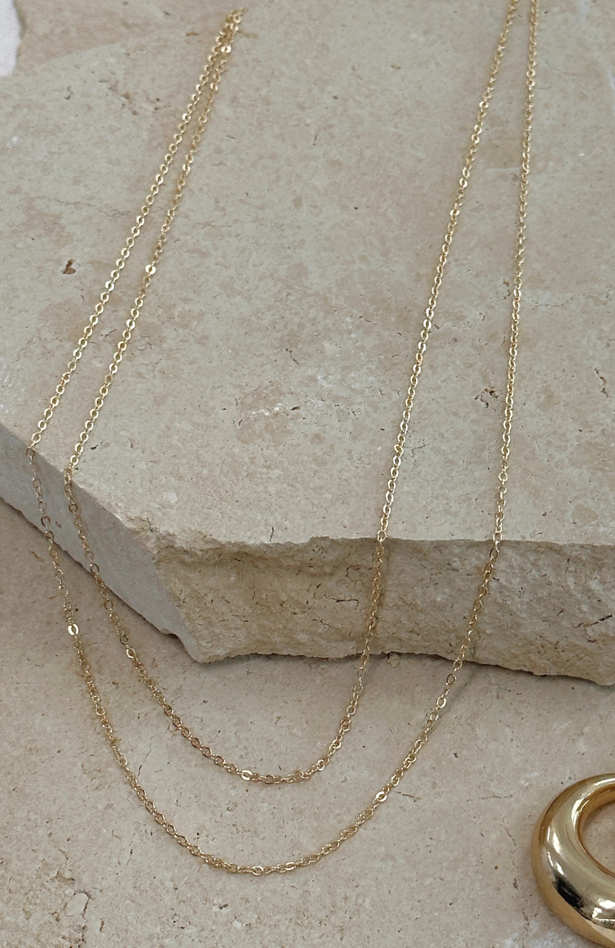 Eyvette Boutique Camila Body Chain in Gold – Adjustable Gold Plated