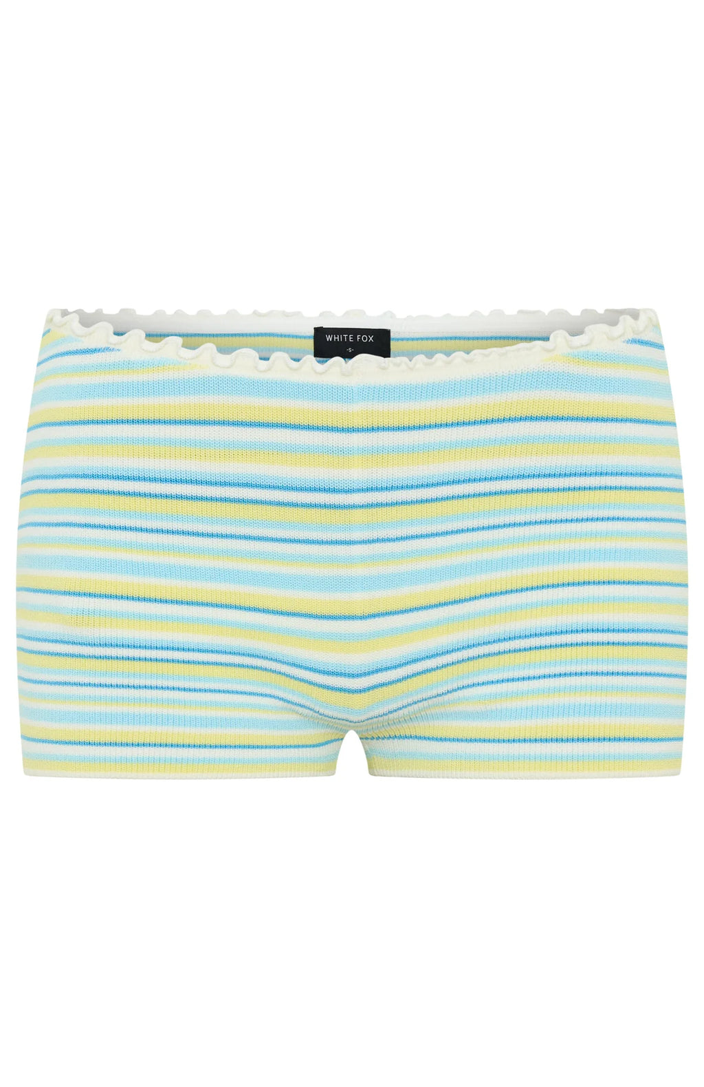 Eyvette Boutique Kiss Me Sweet Knit Shorts - Seaside Stripe Summer Essential