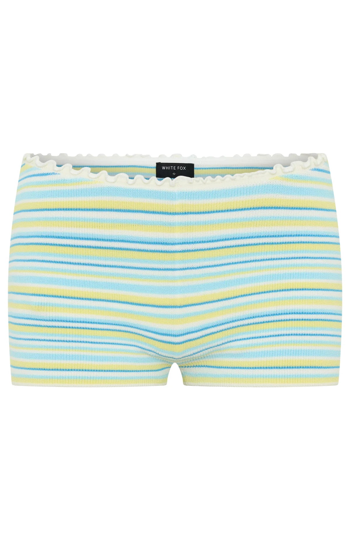 Eyvette Boutique Kiss Me Sweet Knit Shorts - Seaside Stripe Summer Essential